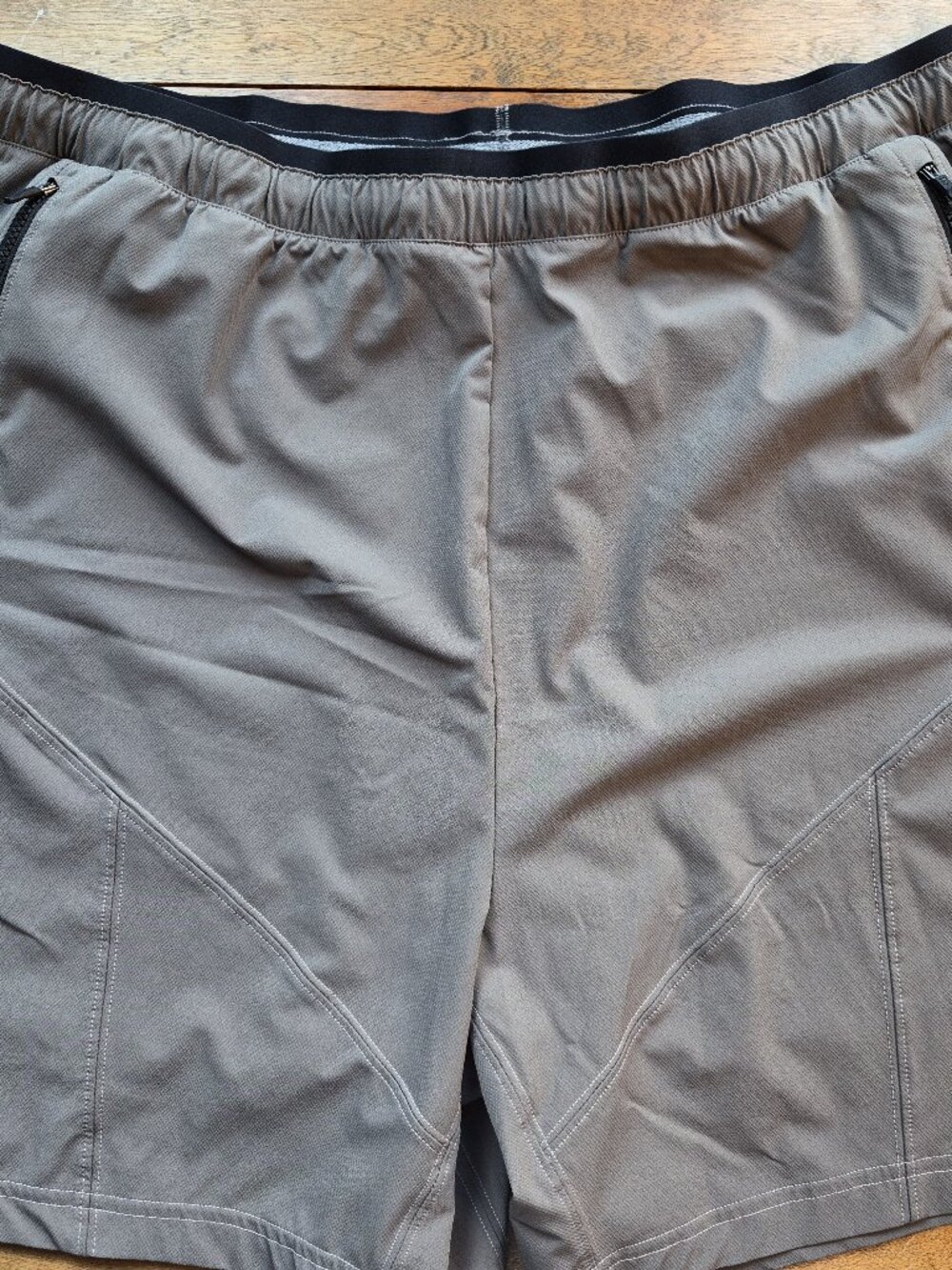 Gymshark Tactical Mens XL Shorts 6" Brown Compression Liner